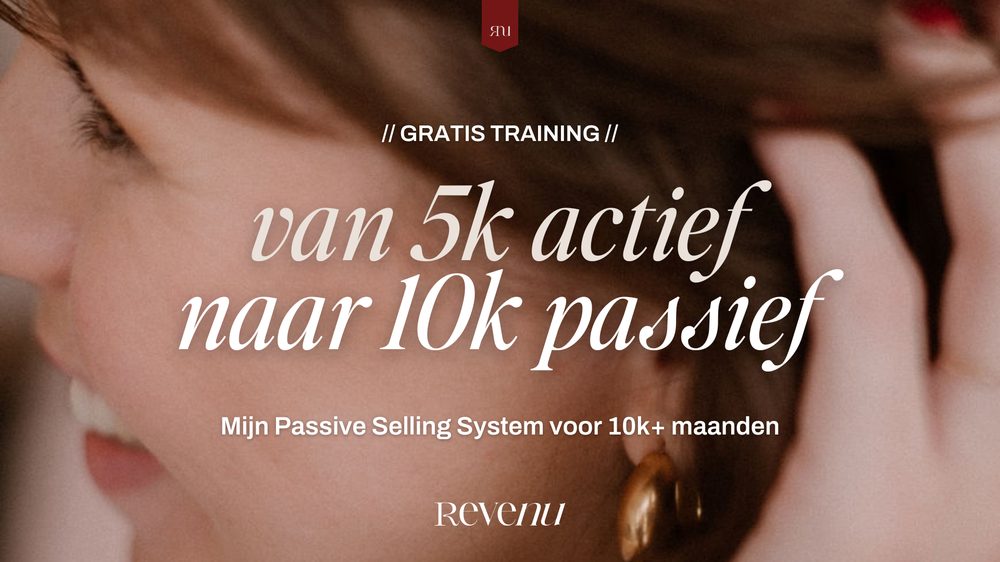 Van 5k actief naar 10k passief